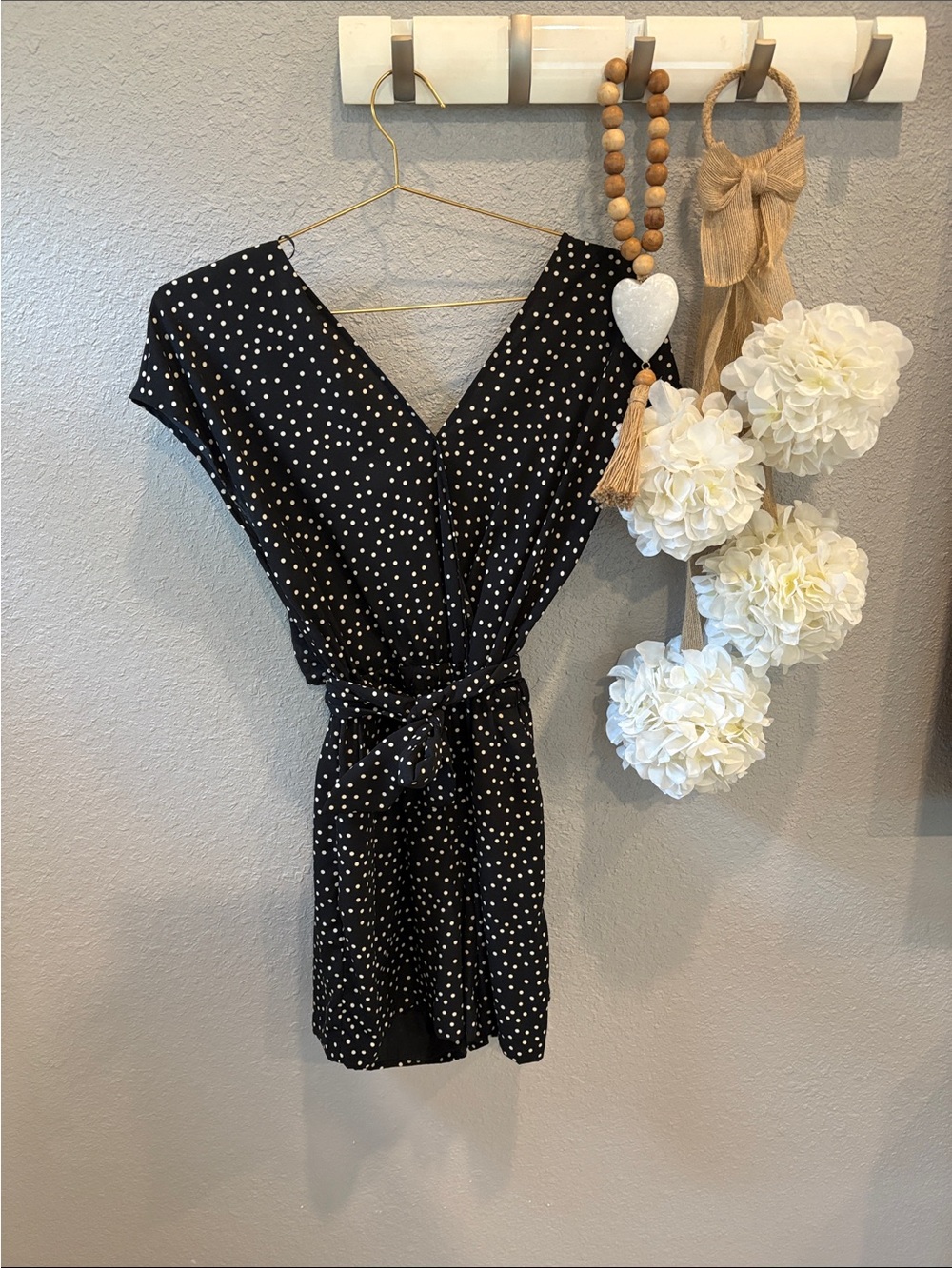 Chelsea28 Navy  Polka Dot romper  shorts